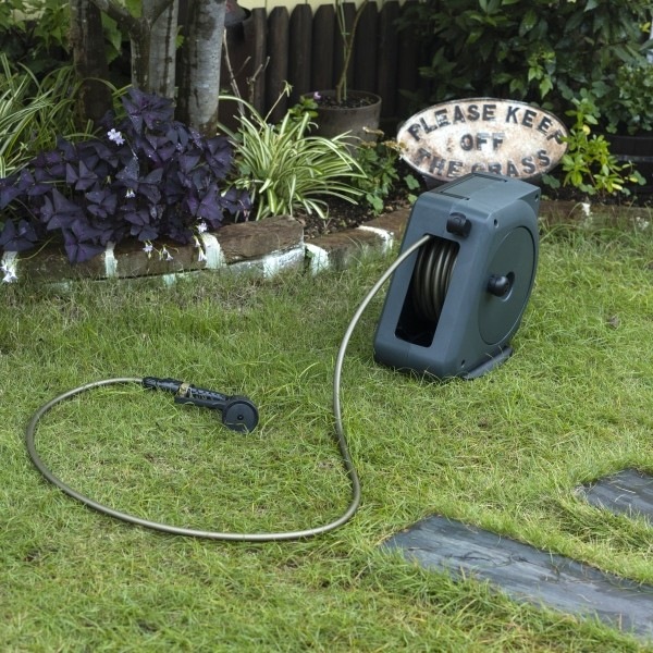 コンパクトガーデンリールⅡ30m グリーン ゴールドホース｜ロイヤル